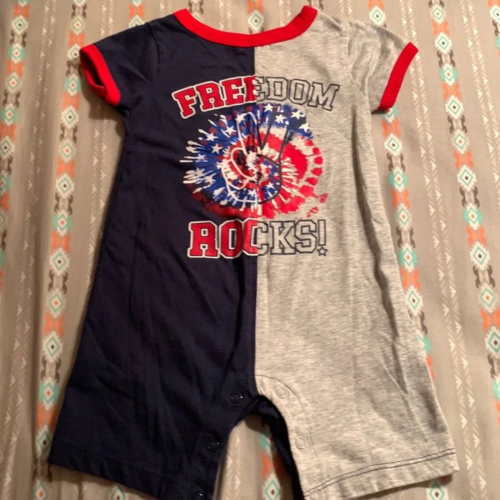 Freedom Rocks One Piece Shorts Outfit - Picture 1 of 2
